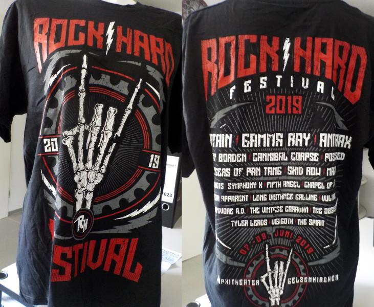 Metal Attack Merch Shop - Rock Hard Festival 2019 - T-Shirt Skull